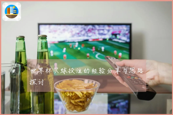 世界杯买球投注的经验分享与思路探讨