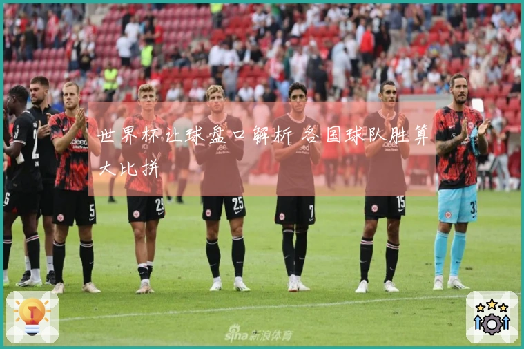 世界杯让球盘口解析 各国球队胜算大比拼